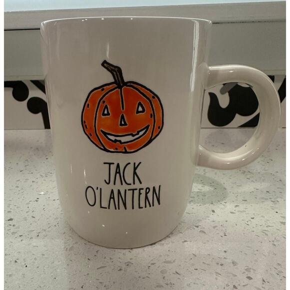 RAE DUNN Coffee Tea Mug Jack O’lantern Pumpkin Artisan Collection by Magenta - Picture 1 of 3